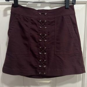 Express Skirt with Lace-up Detail